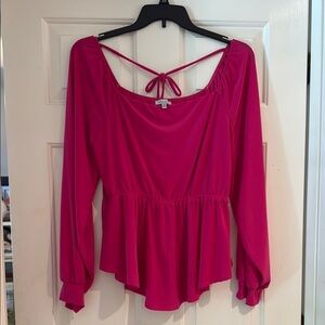 White Birch boutique Elegant Pink Women's Top NWOT XL